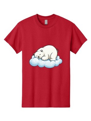 Sleeping-Polar-Bear-10 Mens Graphic Tee, 100% Cotton, Casual Summer Wear