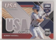2020 Elite Extra Edition USA Baseball Material Black Robert Hassell III 15ee
