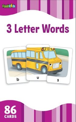 3 Letter Words (Flash Kids Flash Cards), Flash Kids