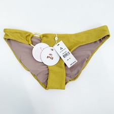 PQ SWIM PILYQ Swim Bottoms Size Small NWT Eden Ring Full Gold Coast Teeny Swim