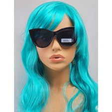 Foster Grant Full Butterfly / Cat Eye Frame Black Tinted Sunglasses 52662FGX001