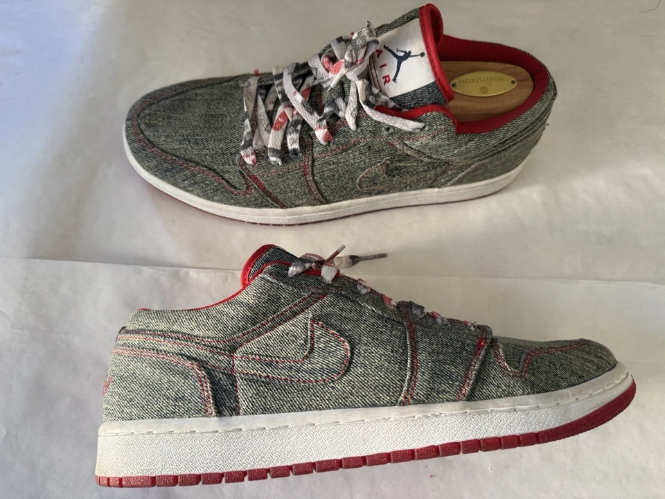 Talla 11 - Air Jordan 1 Retro Bajo Denim W Foto 3 de 4