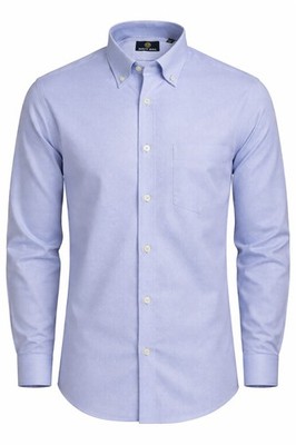 Navy Sail Herren Hemd aus Baumwollpiquet mit Button Down Logo