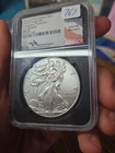2020 $1 AMERICAN SILVER EAGLE NGC MS70 Emergency Production JOHN MERCANTI SIGNED