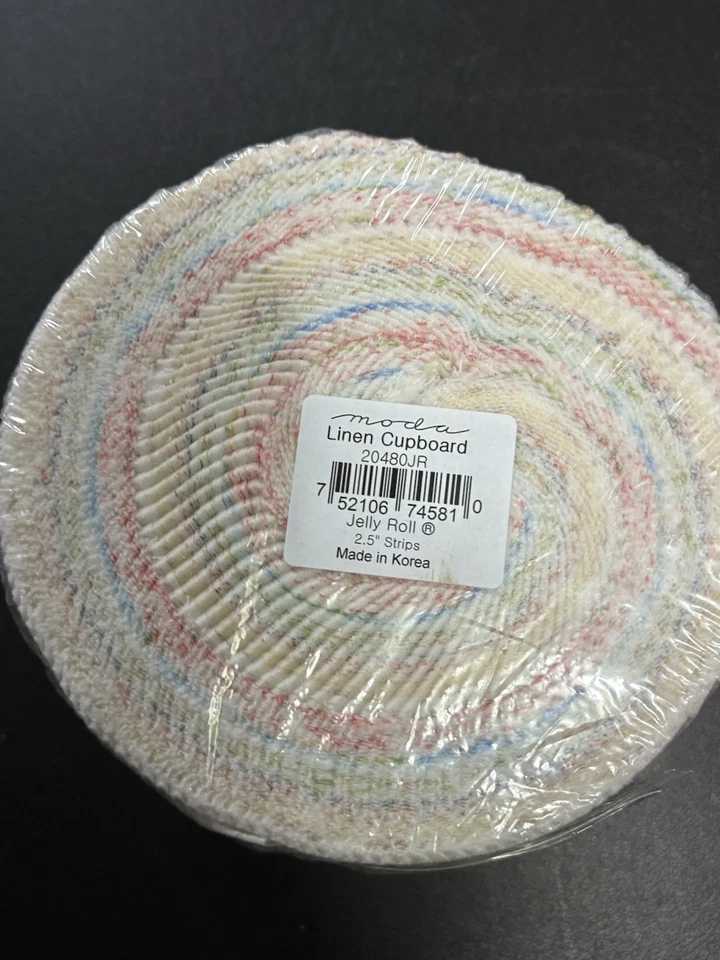 Moda Linen Cupboard Jelly Roll By Fig Tree & Co. #20480 - Image 2 of 4