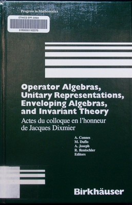 Operator algebras, unitary representations, enveloping algebras, and invariant t