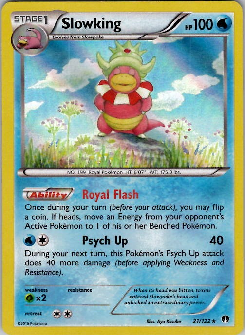 Slowking XY - BREAKpoint 21/122 Holo LP/NM