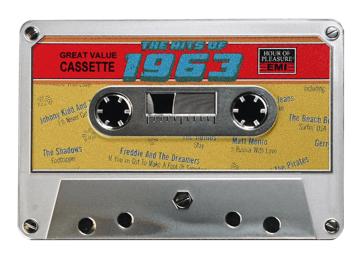 2023 Niue Invention of the Cassette Tape 60th Ann. 2oz Silver Proof Coin