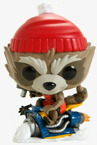 VAULTED Funko Pop! Guardians of the Galaxy: Rocket (Holiday) #531 ~ FREE SHIP!