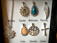 NEW/NIB  AVON 7 Daily Interchangeable Charms ...