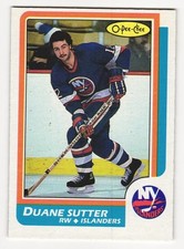 1986-87 O-Pee-Chee Duane Sutter #39 Islanders