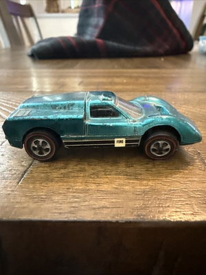 #ad #ad Hot Wheels Redline Aqua Ford J Car Played Paint Wear Wheel Issue Nice Look $59.97