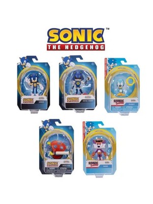 Jakks Pacific - Nintendo - Sonic Gelenkfiguren 6 cm