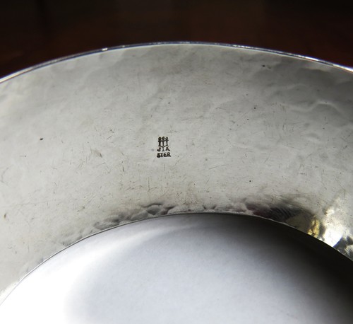 James Avery__Sterling Manschettenarmband__gehämmert breite Kuppel__retired - Bild 3 von 3