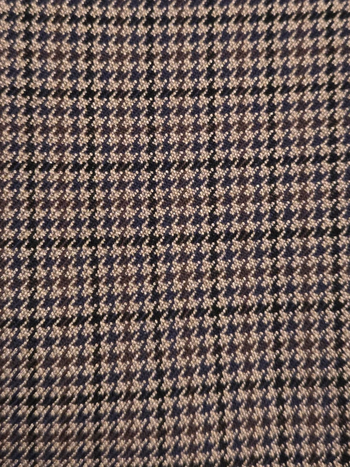 Jos. A. Bank Signature Gold Blazer 42R Houndstooth Silk Wool - Image 3 of 4