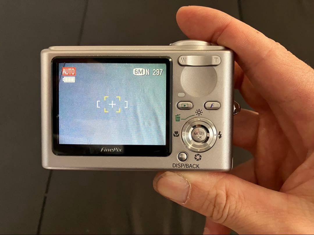 Fujifilm FinePix F11 6.3MP Digital Camera Silver Tested Working
