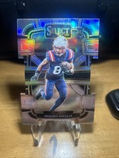 2023 Panini Select - Concourse Demario Douglas #68 Silver Prizm Die-Cut (RC)