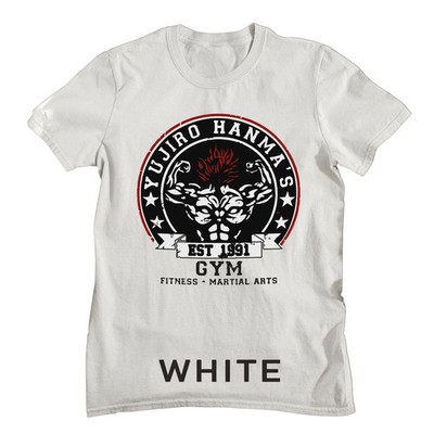 Baki The Grappler New T Shirt Baki Hanma Manga Yujiro Hanma Baki T-Shirt White