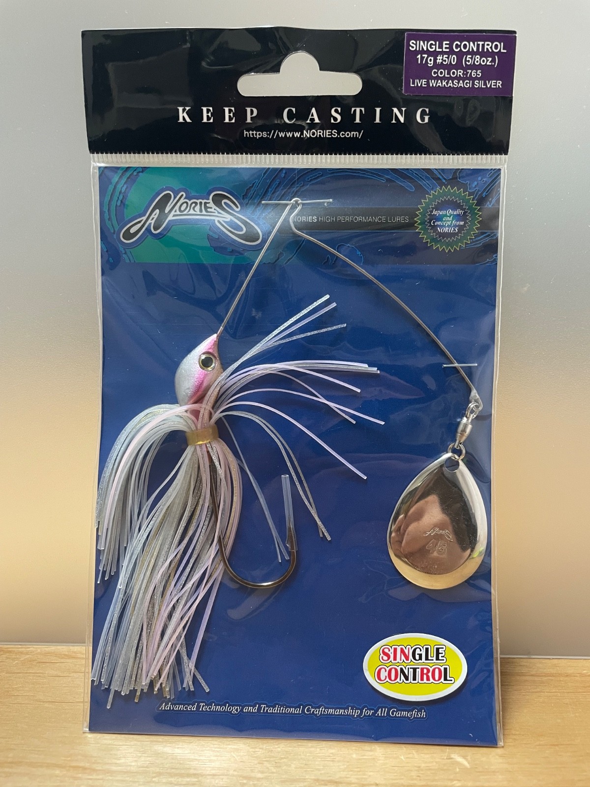 NORIES Spinnerbait 2set Single Control 5/8oz Fishing lure NEW Norio Tanabe Japan - Image 2