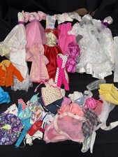 Vintage Barbie Doll Dresses And Miscellaneous Clothes 20 Pieces