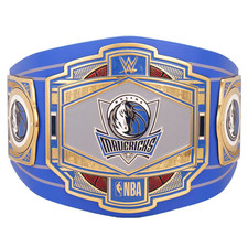 Dallas Mavericks WWE Legacy Championship Title Belt Adult Size 2mm