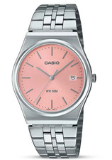CASIO MTP-B145D-4AV Men Retro Analog Pink Watch Stainless Steel Band Date 50M WR