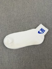 90s Vintage Nike Quarter Socks Blue Size 6-12