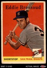 1958 Topps #263 Eddie Bressoud Giants 1.5 - FAIR