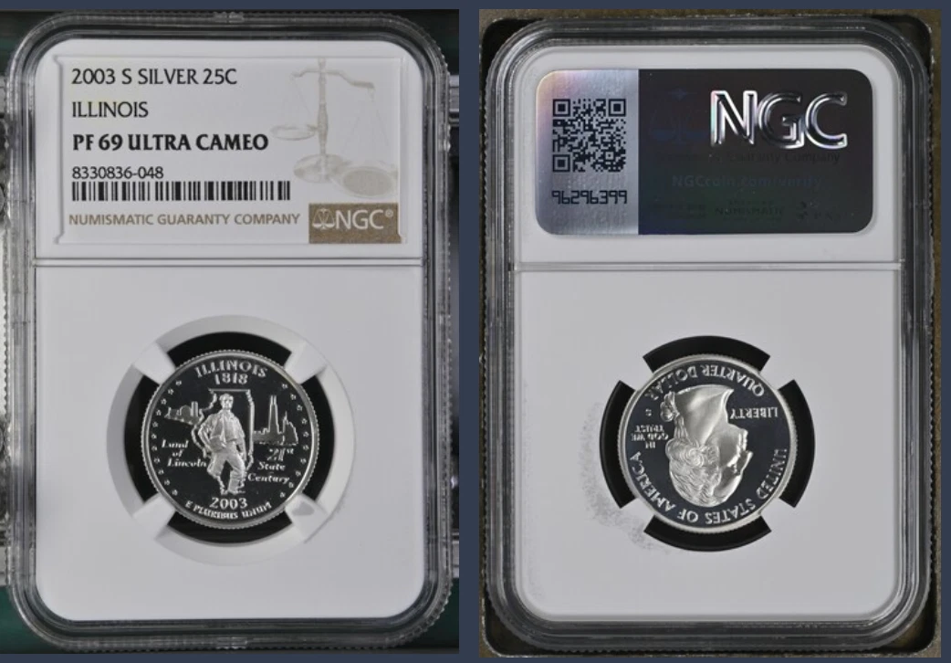 Proof Silver PR 69 NGC US State Quarters 1999-2008 for sale | eBay