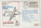 20/1/1978 UK GB Flown Cover - Last Flight in Royal Air Force Service - No.115 Sq