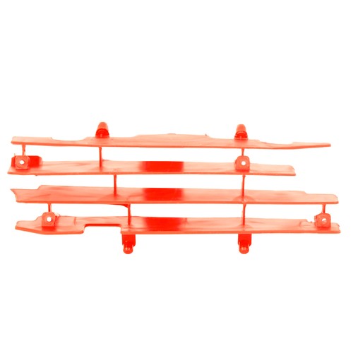 Radiator Louvers Guards Orange-red For Honda CR125R CR250R CRF450R 2001-2004 - Picture 9 of 10
