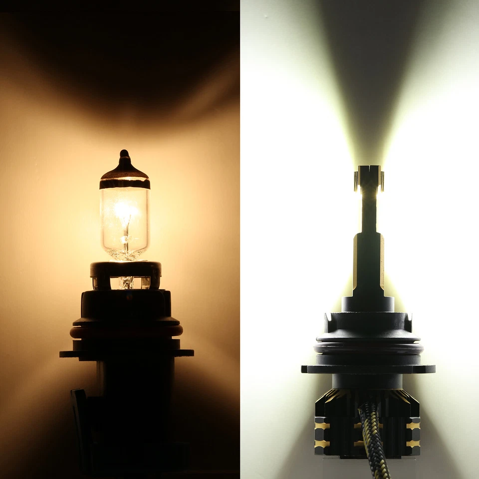 Para Toyota Camry 1985-1991 CANBUS 9004 LED Faros Luz Alta Baja 6000K Foto 3 de 4