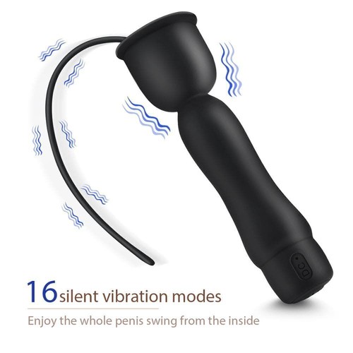16 Speed Urethral Vibrator Vibrating Penis Plug Male Masturbator Sounds Sex Toy - Picture 12 of 14