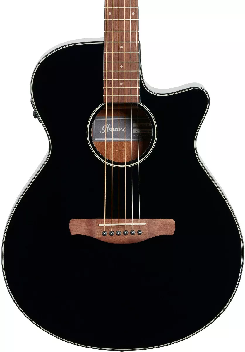 Ibanez AEG50BK Grand Concert Acoustic Electric Guitar Black High