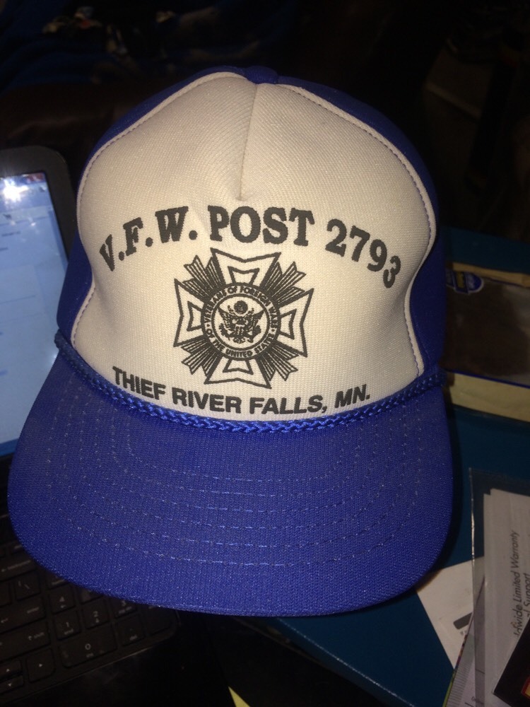 trucker hat baseball cap VFW POST 2793 THIEF RIVER FALLS MN COOL lid old school