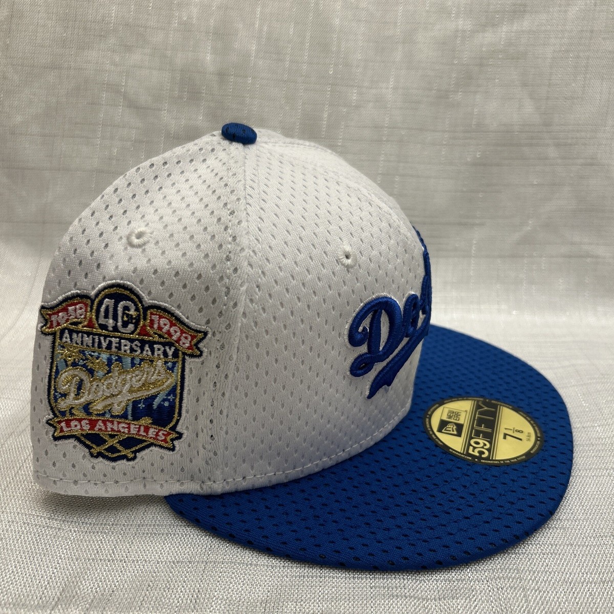 NEW ERA LA Dodgers 40th Anniversary Mesh Back Blue 59FIFTY Fitted