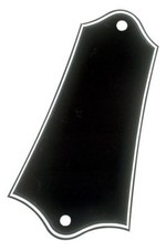 WD-BP-603B Black 3-Ply Truss Rod Cover For Gibson Guitar w/ Screws .90 Thick