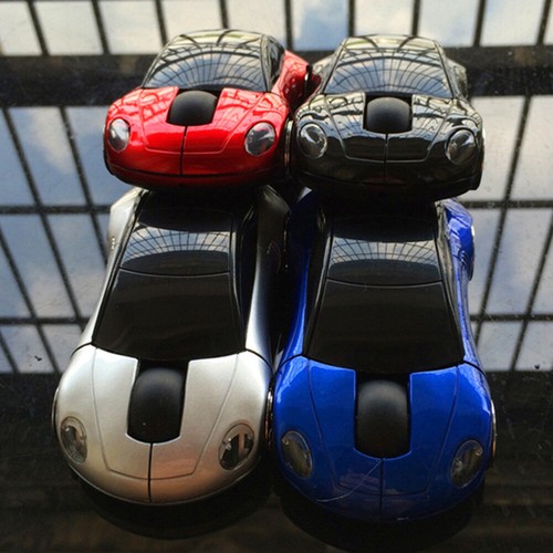 2 STÜCKE 2.4GHz 3D Car Shape Wireless optische USB Gaming ohne - Bild 8 von 12