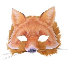 Fox Face Realistic Fur Mask