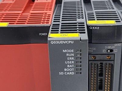 Mitsubishi MELSEC-Q series PLC Q61P,Q03UDVCPU,QX42,QY41P,QJ71GP21