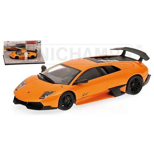 1:43 Minichamps Lamborghini Murcielago Lp670-4 Sv Orange Top Gear 519431031 Mode - Immagine 2 di 2