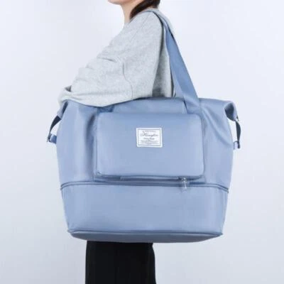 The Foldie Bag Waterproof Travel Duffle Bag Expandable Large Capacity Folding