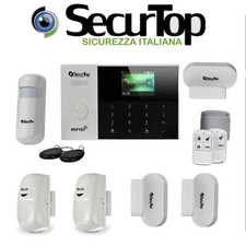 Centrale allarme Gsm WiFi 2.4 GHz 6 sensori schermo LCD colori