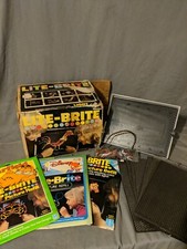 Vtg Lite-Brite 1976 Box 5455 Disney, Garfield, No. 2 Pic Refills Bag of Pegs