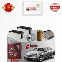Wartungsset 4 Filter Und ÖL Mercedes Klasse E 350 Cdi W212 155KW 211PS 2009