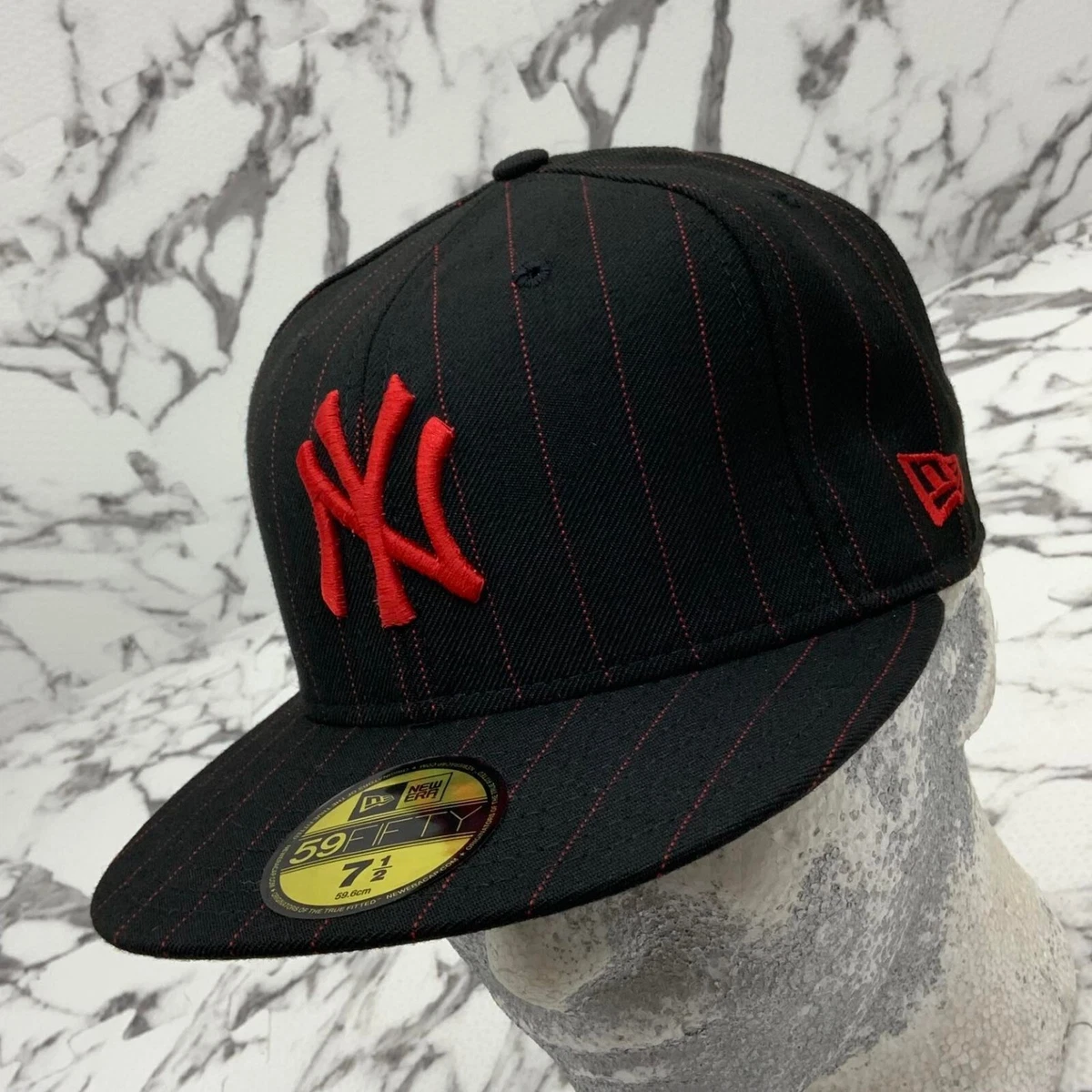 New Era Cap MLB NY Yankees Black Red 59FIFTY Hat