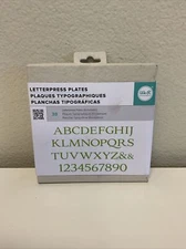 We R Memory Keepers Letterpress Plates - Scholastic