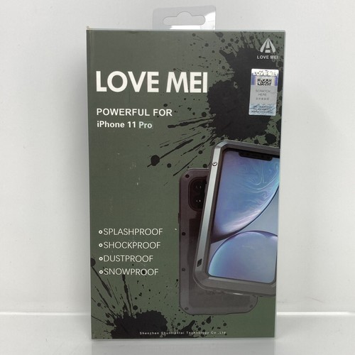 Love Mei Iphone 11pro Heavy Duty Red Black Phone Case New Open Box Ebay
