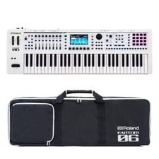 Roland FANTOM 06 SC Limited Edition White 61-Key Synthesizer Keyboard Brand New