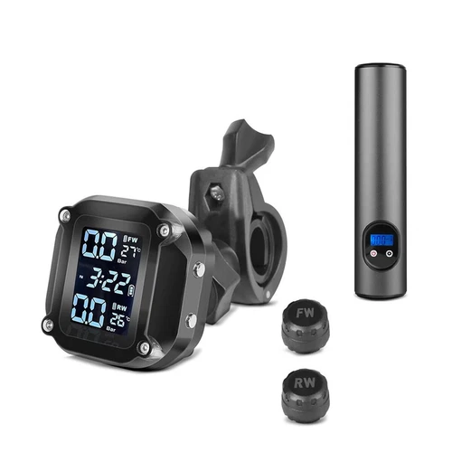 Tyre pressure monitoring system Set + Mini air compressor MK1 2000mAh / 10 bar